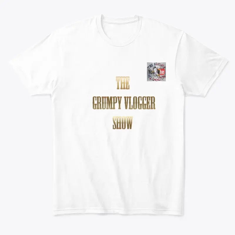 The Grumpy Vlogger T-Shirt Left